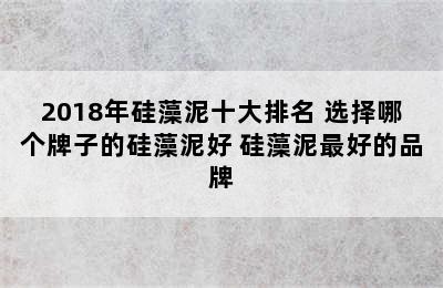 2018年硅藻泥十大排名 选择哪个牌子的硅藻泥好 硅藻泥最好的品牌